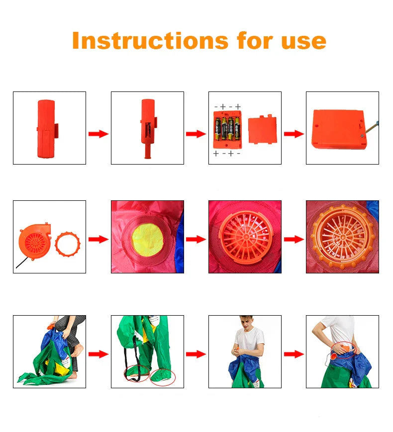 Kids Inflatable Dinosaur Costume