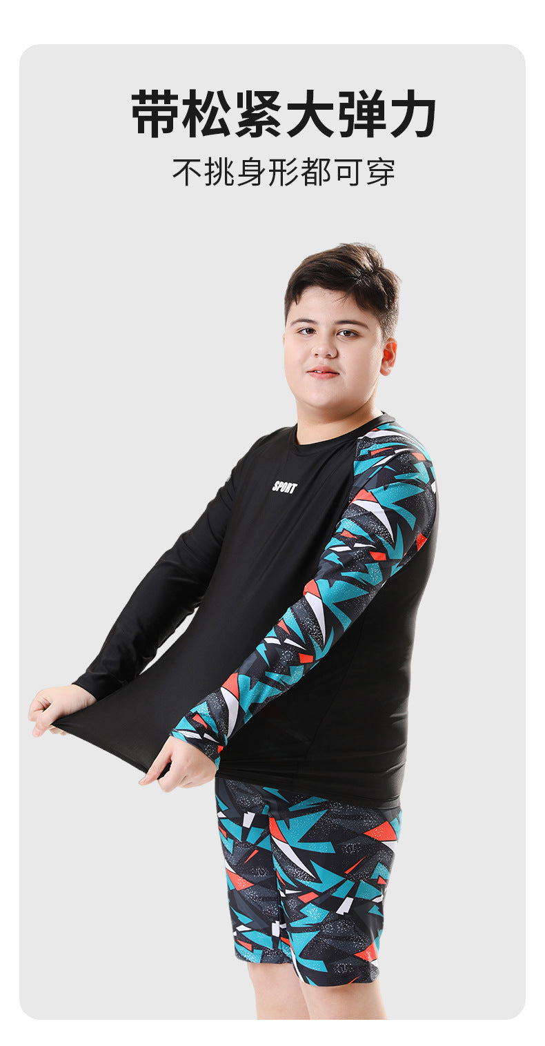Kids Two-Piece Swimwear – Boys Swim Trunks & Hot Spring Suit