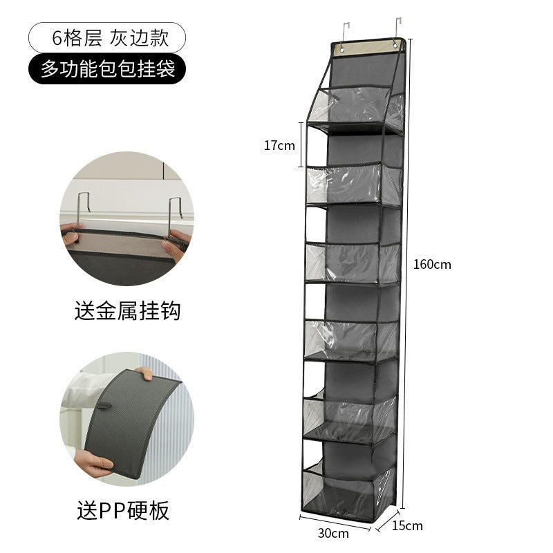Wall-Mounted Multi-Layer Storage Hanging Bag – Door Organizer