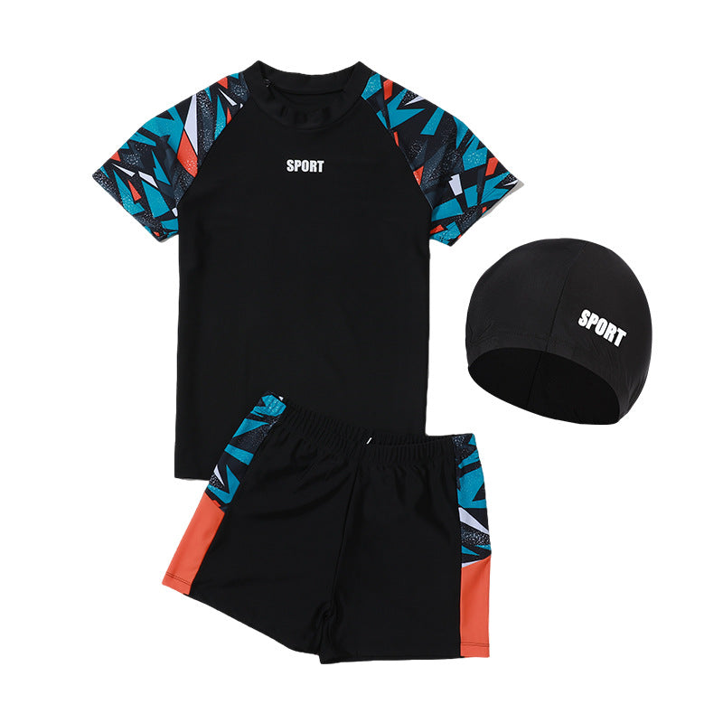 Kids Two-Piece Swimwear – Boys Swim Trunks & Hot Spring Suit