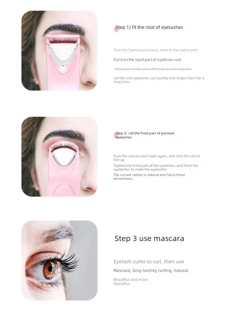 Electric Eyelash Curler – Heating Styling Beauty Tool