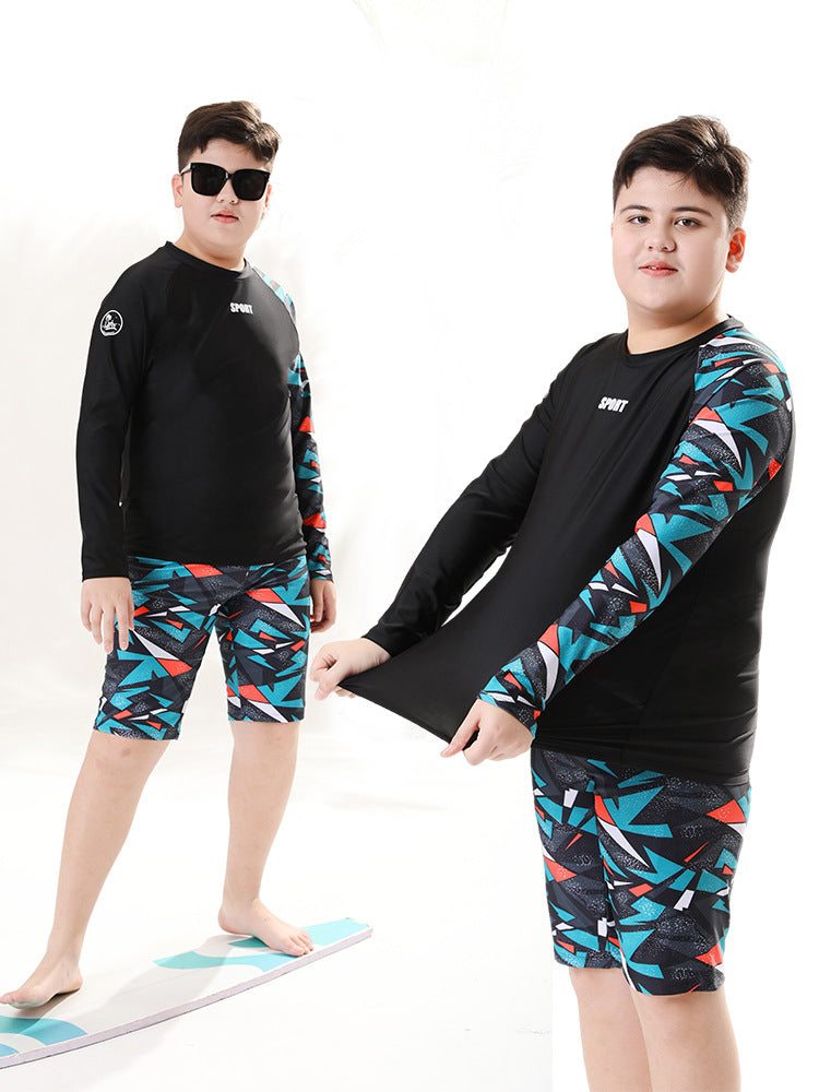Kids Two-Piece Swimwear – Boys Swim Trunks & Hot Spring Suit