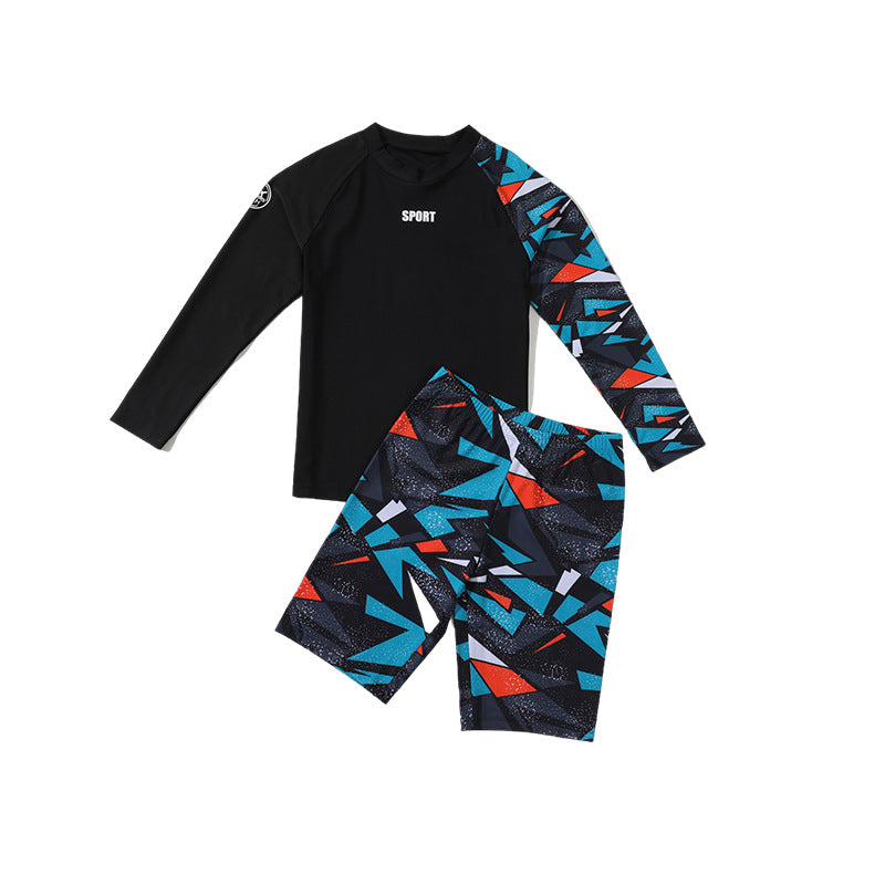 Kids Two-Piece Swimwear – Boys Swim Trunks & Hot Spring Suit