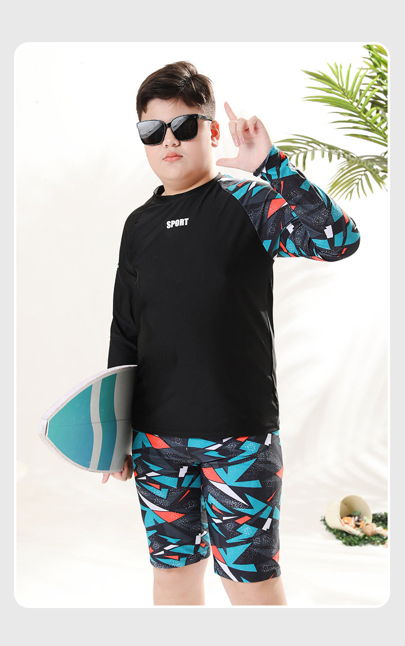 Kids Two-Piece Swimwear – Boys Swim Trunks & Hot Spring Suit