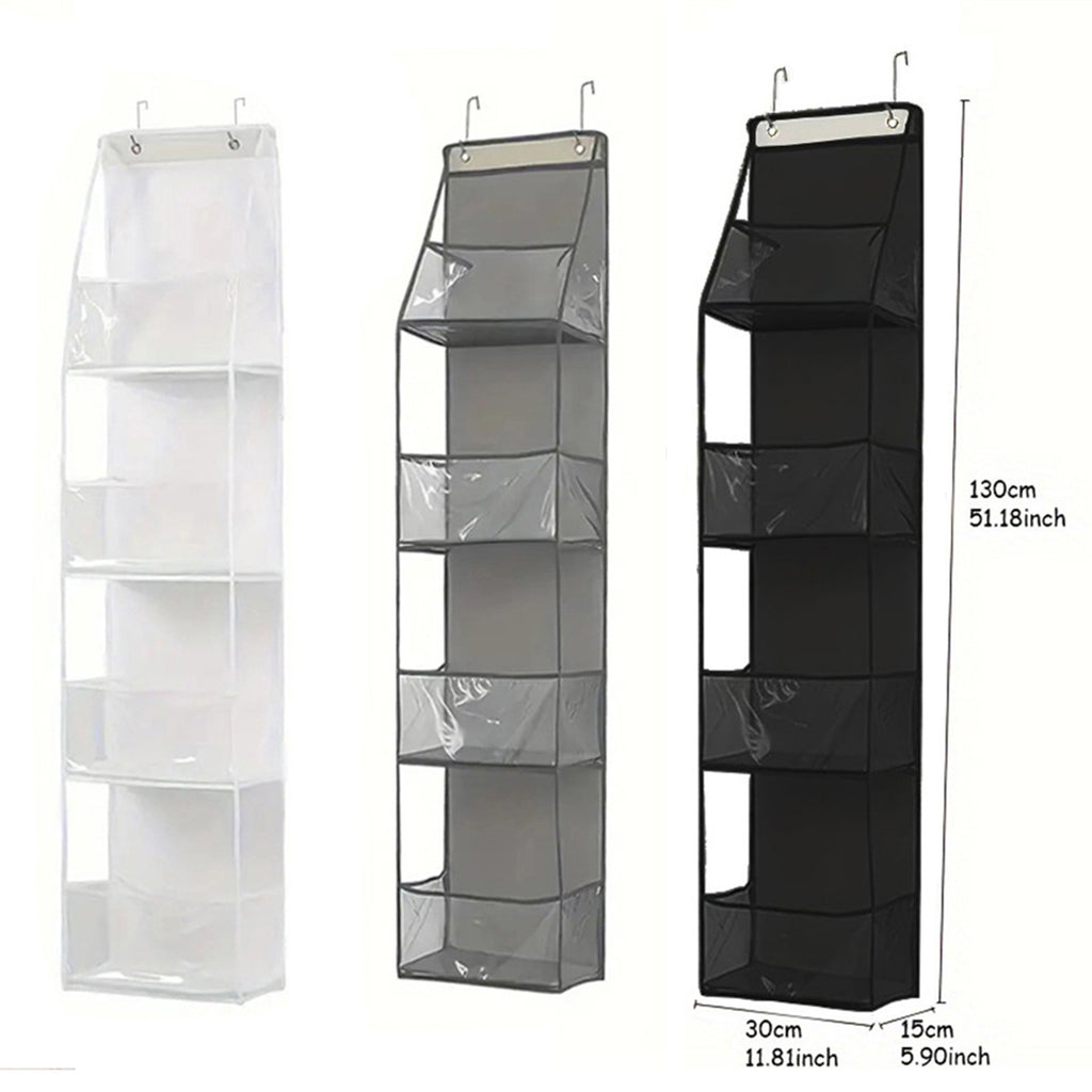 Wall-Mounted Multi-Layer Storage Hanging Bag – Door Organizer