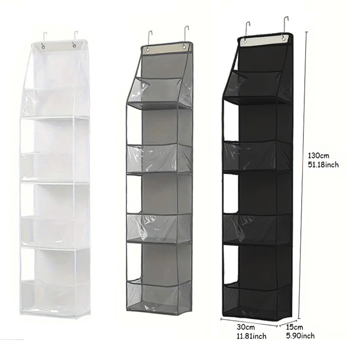 Wall-Mounted Multi-Layer Storage Hanging Bag – Door Organizer