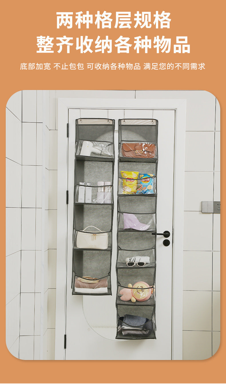 Wall-Mounted Multi-Layer Storage Hanging Bag – Door Organizer