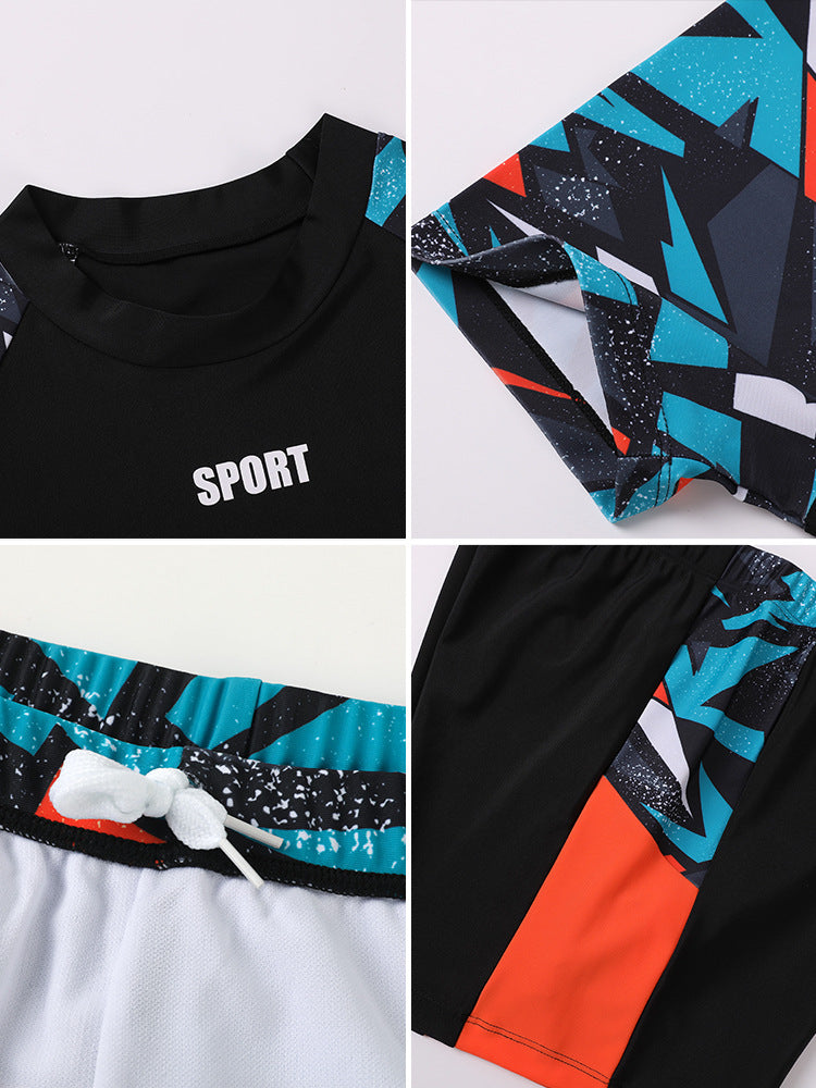 Kids Two-Piece Swimwear – Boys Swim Trunks & Hot Spring Suit