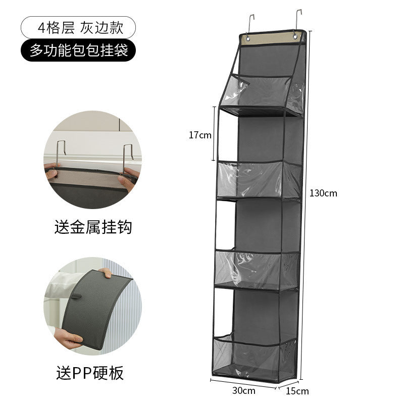 Wall-Mounted Multi-Layer Storage Hanging Bag – Door Organizer