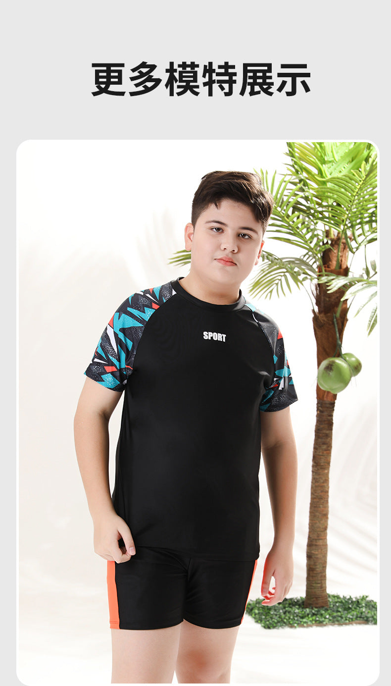 Kids Two-Piece Swimwear – Boys Swim Trunks & Hot Spring Suit