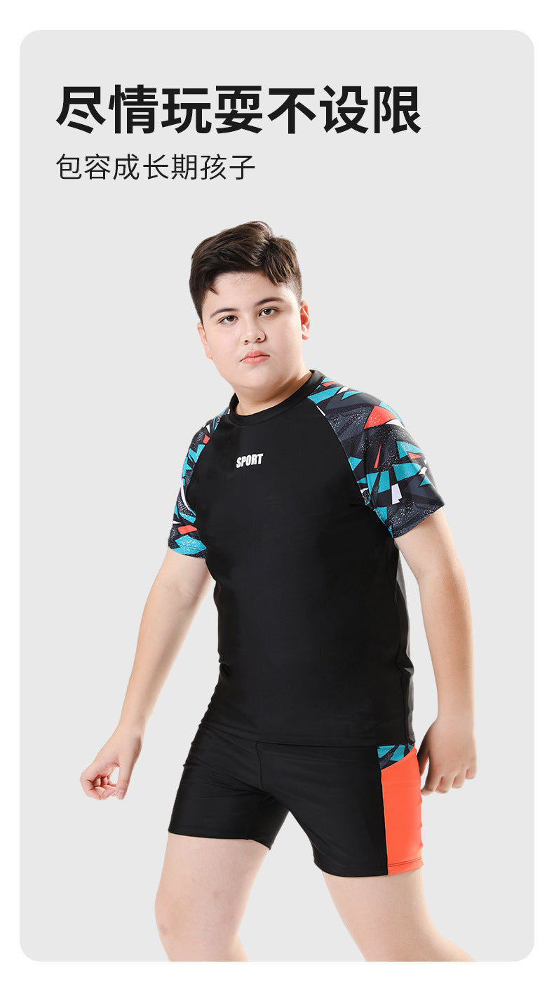 Kids Two-Piece Swimwear – Boys Swim Trunks & Hot Spring Suit