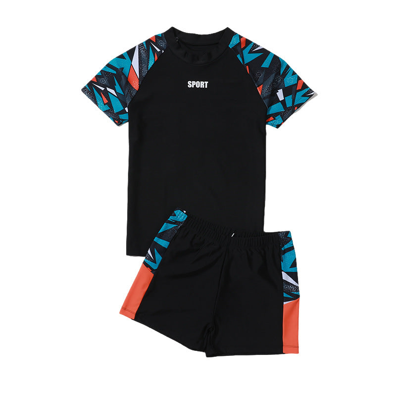 Kids Two-Piece Swimwear – Boys Swim Trunks & Hot Spring Suit