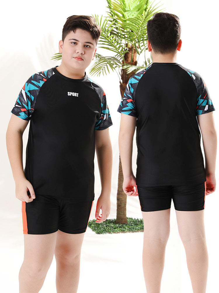 Kids Two-Piece Swimwear – Boys Swim Trunks & Hot Spring Suit