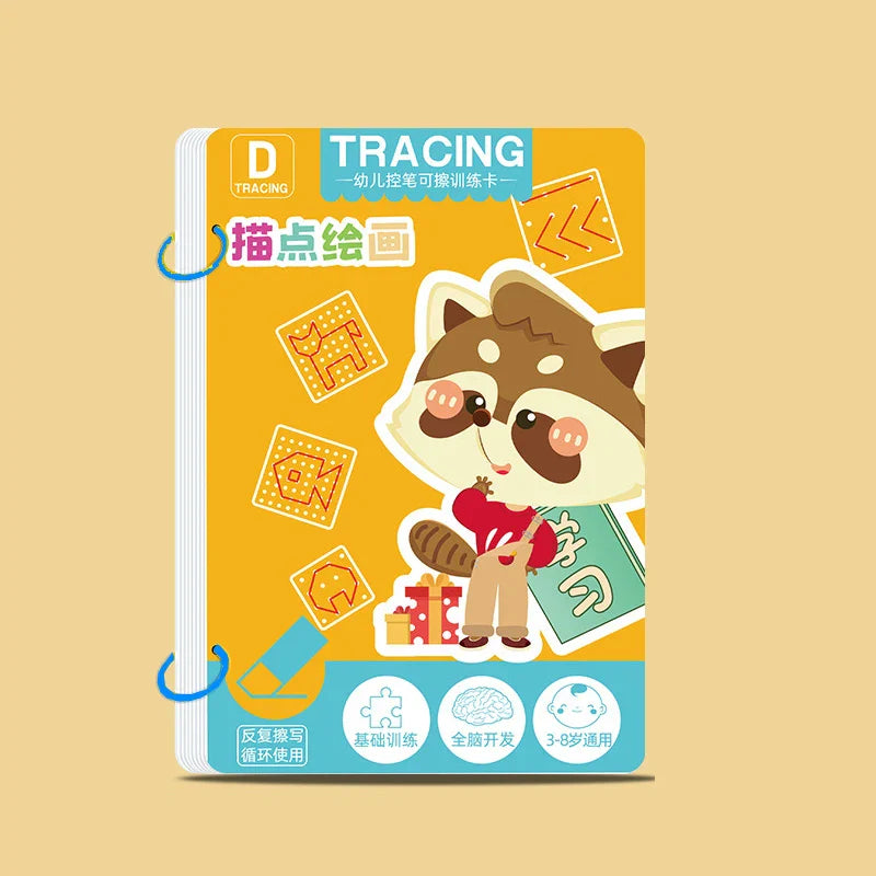 Reusable Toddler Tracing & Writing Workbook