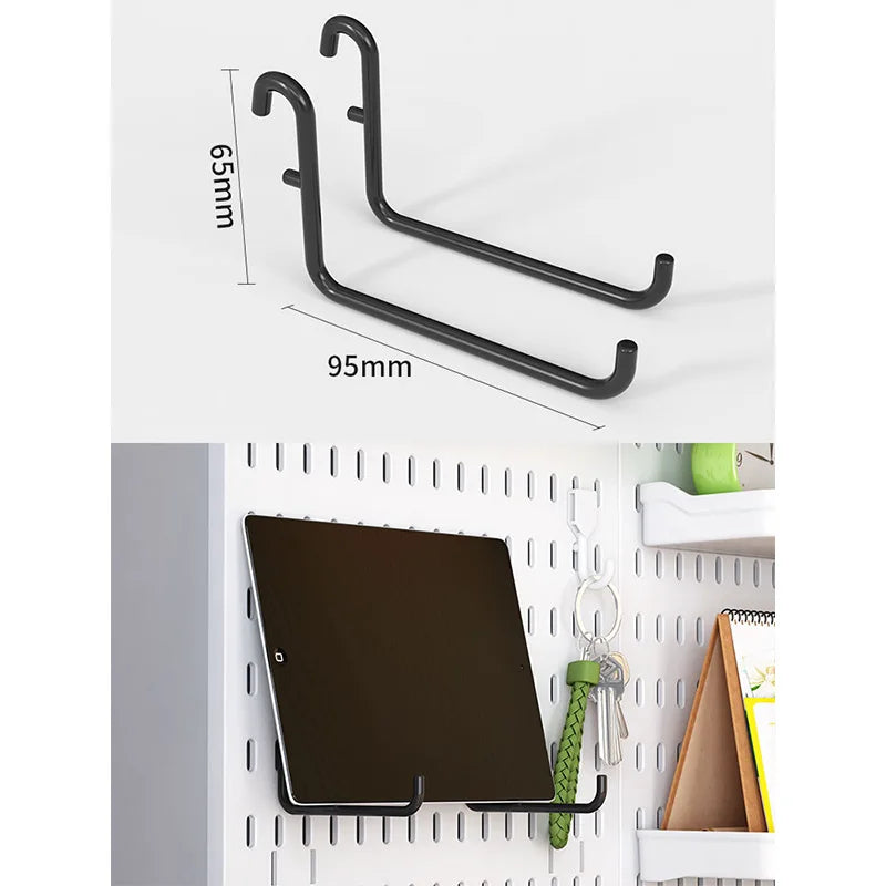Pegboard Desktop Storage Kit – Vertical & Clip-Type Home Office Organizer