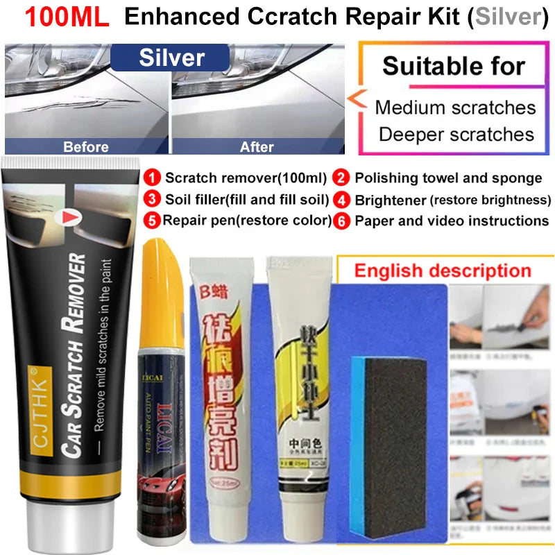 Car Scratch Remover & Swirl Repair Wax