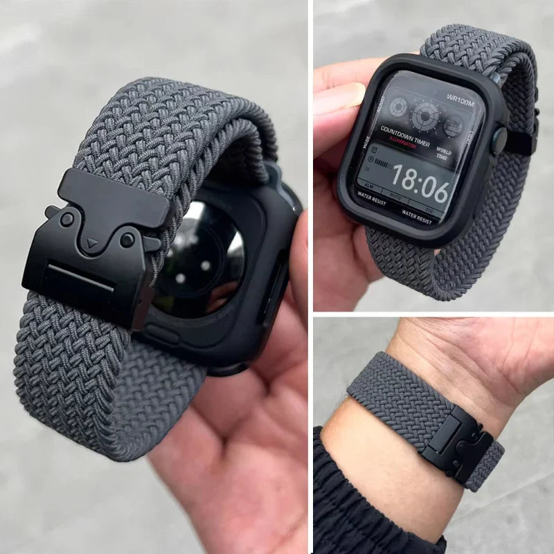 Braided Nylon Apple Watch Band