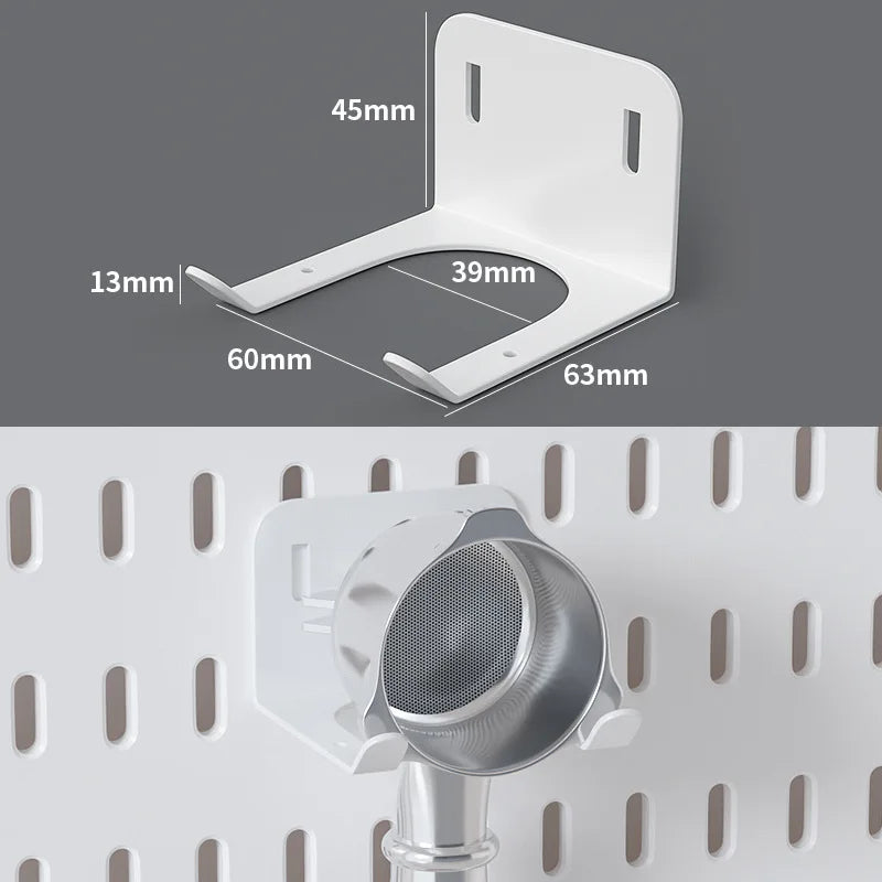 Pegboard Desktop Storage Kit – Vertical & Clip-Type Home Office Organizer