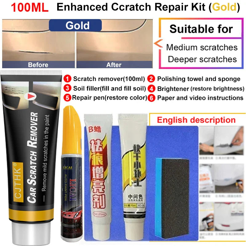 Car Scratch Remover & Swirl Repair Wax