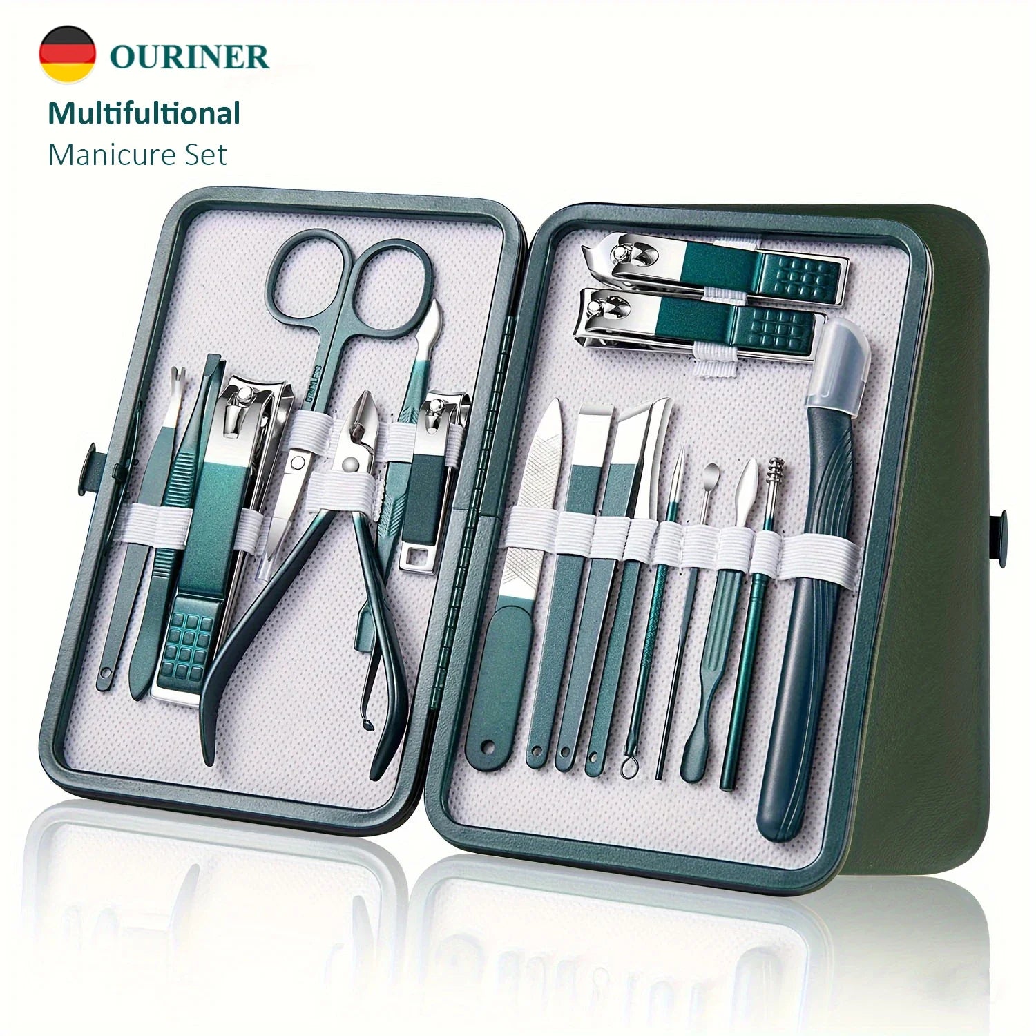 Professional Nail Care Kit with Travel Case