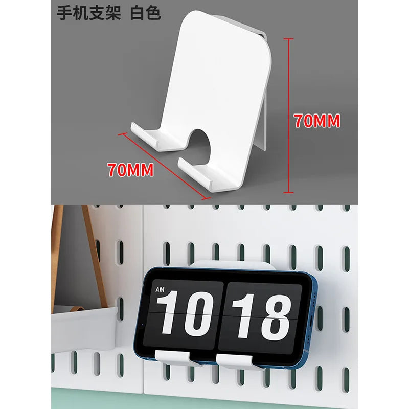 Pegboard Desktop Storage Kit – Vertical & Clip-Type Home Office Organizer
