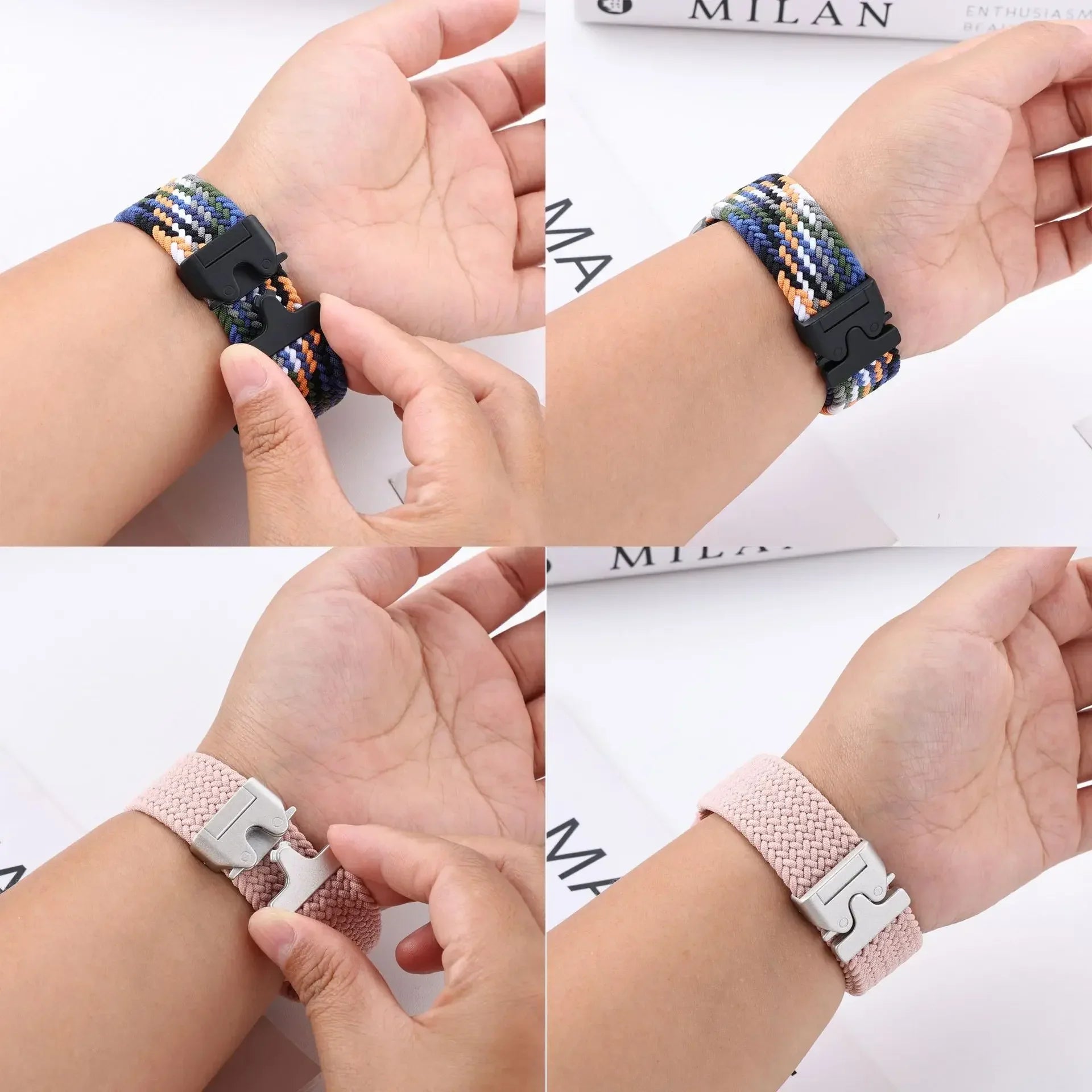 Braided Nylon Apple Watch Band