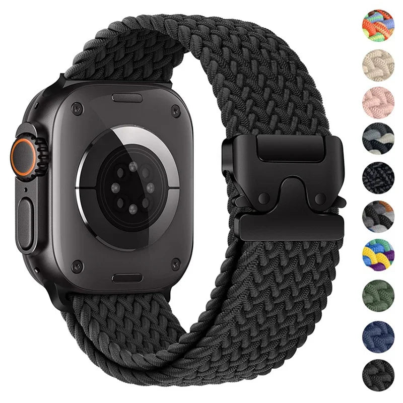 Braided Nylon Apple Watch Band