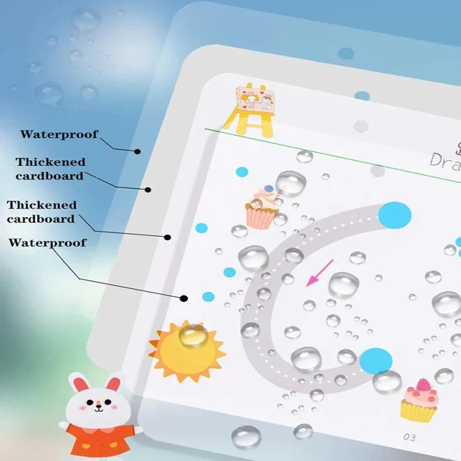 Reusable Toddler Tracing & Writing Workbook