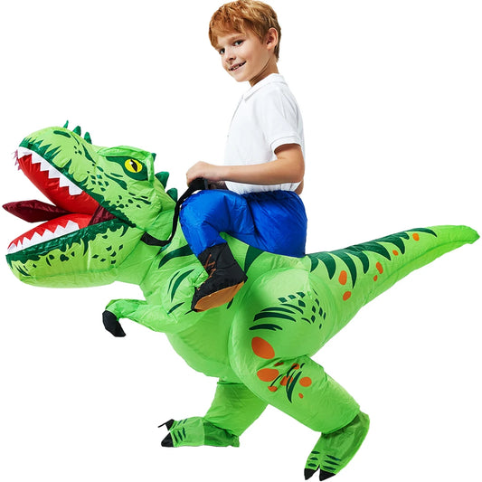 Kids Dinosaur Inflatable Costume – Fun Anime-Style Cosplay Suit for Halloween, Christmas, Purim & Party Wear – Boys & Girls Dress-Up