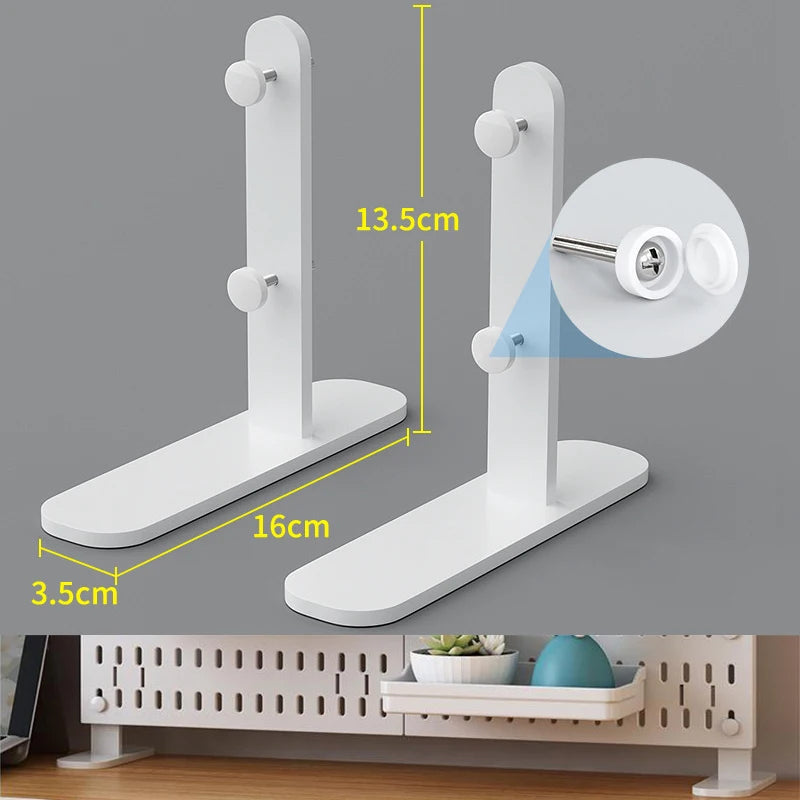 Pegboard Desktop Storage Kit – Vertical & Clip-Type Home Office Organizer