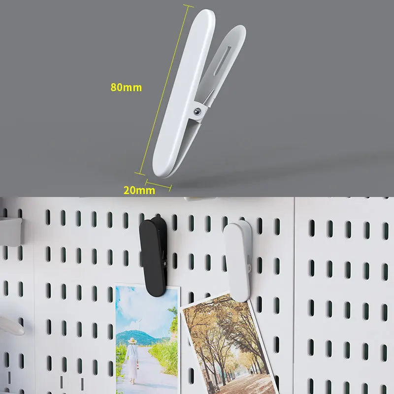 Pegboard Desktop Storage Kit – Vertical & Clip-Type Home Office Organizer