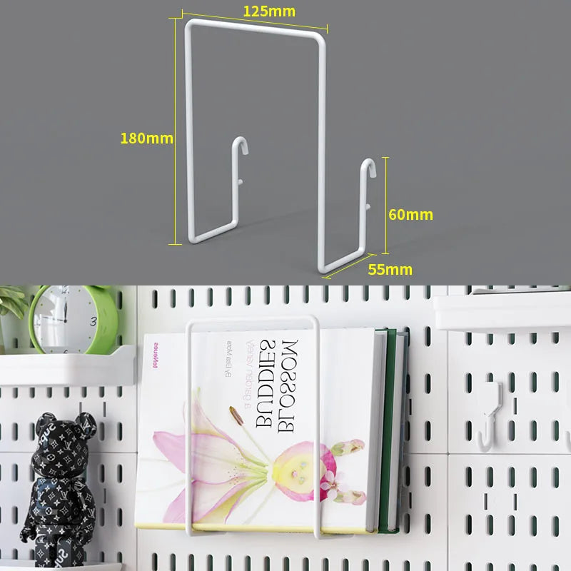 Pegboard Desktop Storage Kit – Vertical & Clip-Type Home Office Organizer
