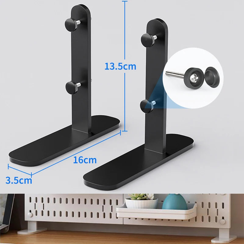 Pegboard Desktop Storage Kit – Vertical & Clip-Type Home Office Organizer