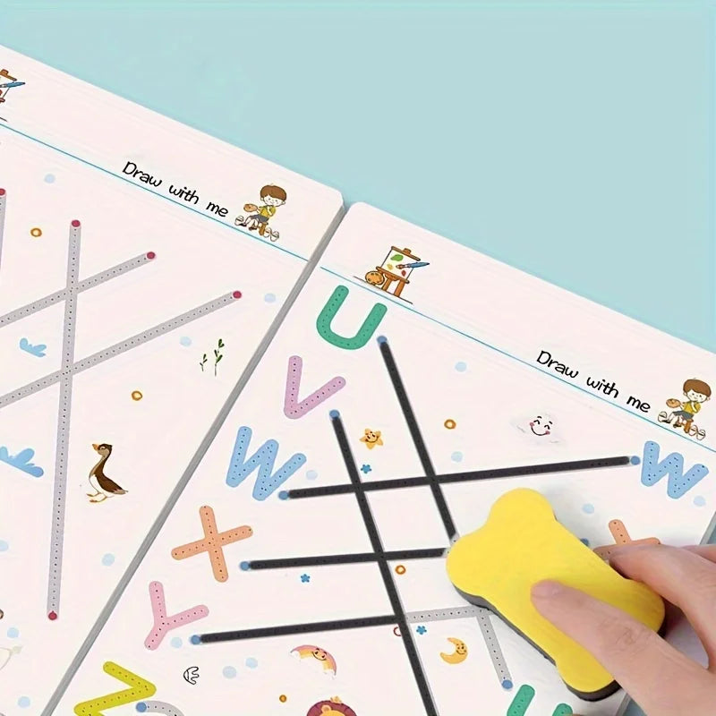 Reusable Toddler Tracing & Writing Workbook