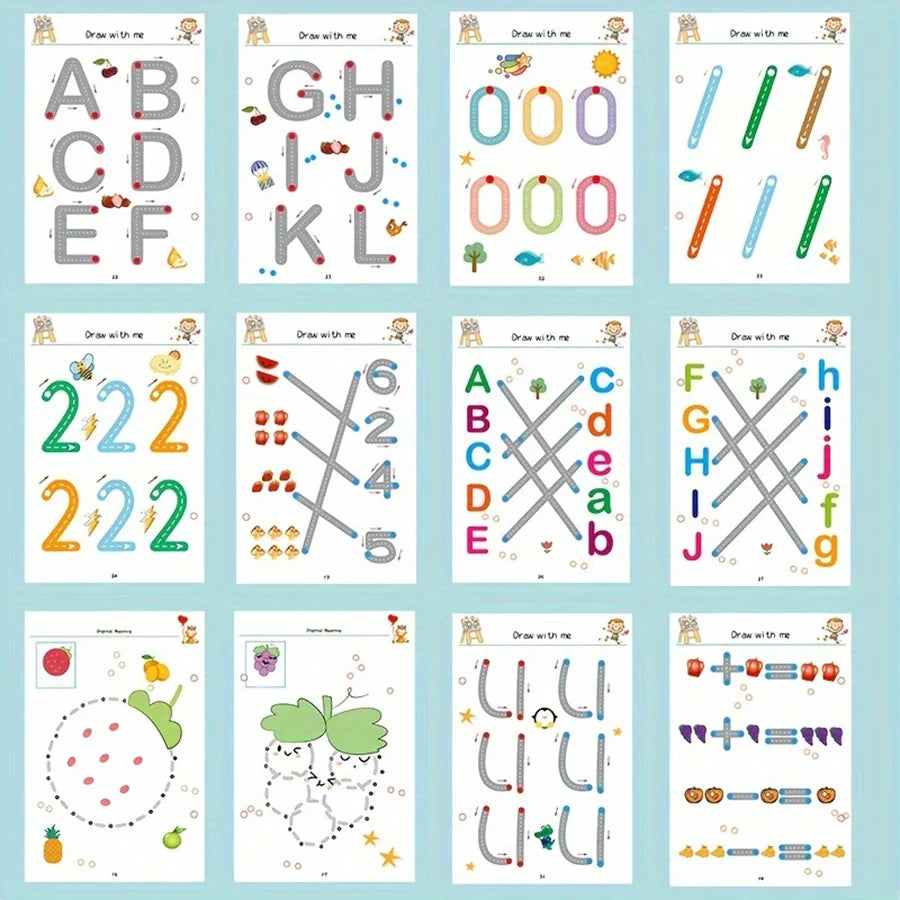 Reusable Toddler Tracing & Writing Workbook