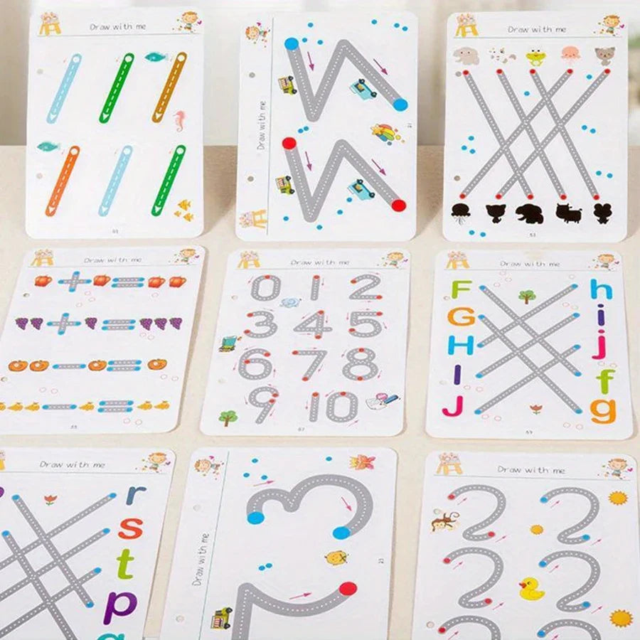 Reusable Toddler Tracing & Writing Workbook