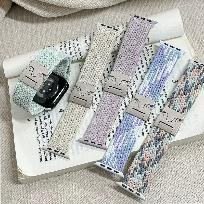 Braided Nylon Apple Watch Band