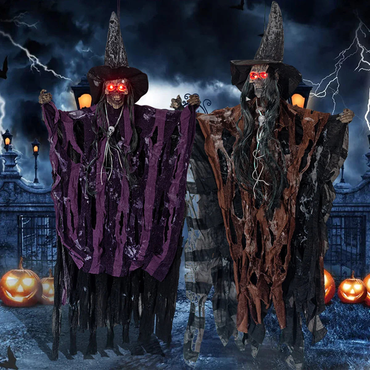 Sound-Activated Halloween Horror Prop